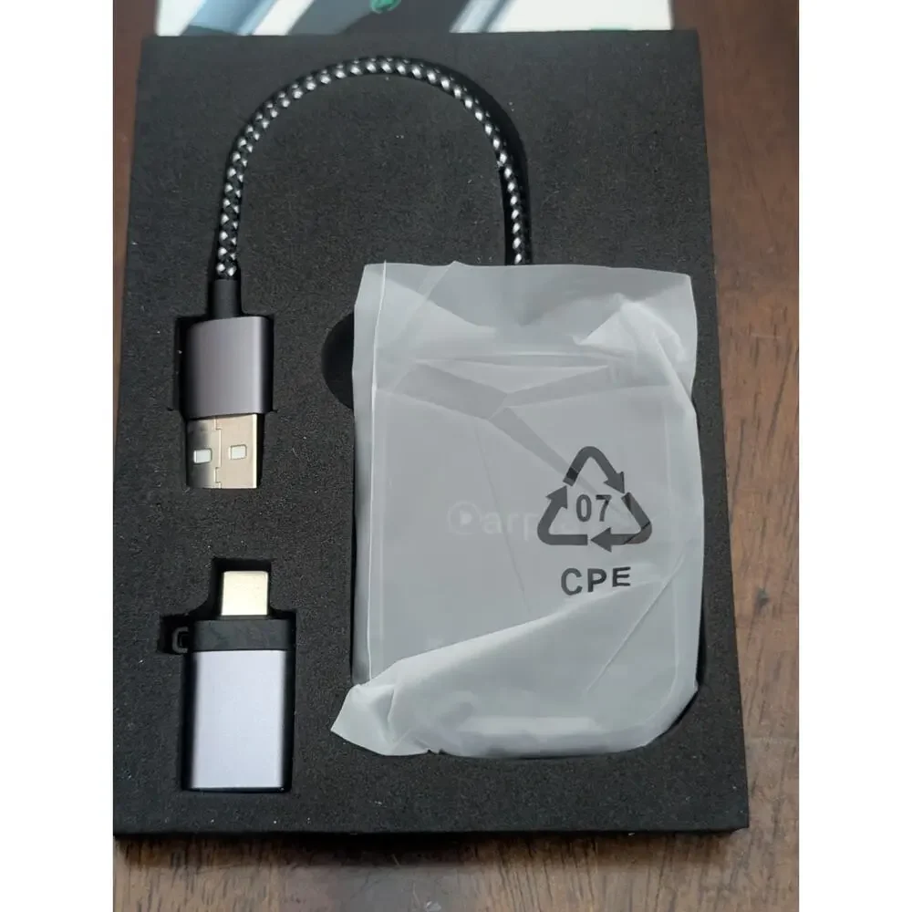 COCOCKA Wireless CarPlay Android Auto Adapter Wired to Wireless Car Dongle USB